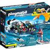 PLAYMOBIL Top Agents 70006, Barca da Assalto con arpione del Team S.H.A.R.K., dai 6 Anni