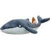 Aurora Snail and The Whale Soft Toy, 61238, 7in, Grey, for Fans of The Book by Julia Donaldson and Axel Scheffler, Blue