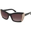 Guess GM00041 01F | Occhiali da Sole Graduati o Non Graduati | Prova Online | Plastica | Cat Eye | Nero, Oro | Adrialenti