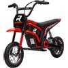 HOMCOM Moto per Bambini Elettrica 2 Velocità 8-16km/h Età 8-12 Anni
