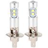 EBTOOLS Lampadine Led H1 per Auto Anabbaglianti Abbaglianti Luce Bianca Adatto Coppia Di Della Lampadina Nebbia Del Faro 50w 6000k, Eccellente Conversione D