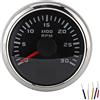 Qiilu Indicatore del Contagiri 2 pollici a 3000 giri/min Tachimetro Auto Universale Contagiri con Display LCD Contaore IP67 Impermeabile per Macchine di Ingegneria Motocicli Motore Fuoribordo