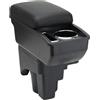 OYHCM Bracciolo centrale per VW Golf 6 Golf 5 2006-2013,Vano porta telefono | Per VW Golf 6 Golf Bracciolo, Vano porta telefono, Portabicchieri, Doppio vano portaoggetti, Coperchio scorrevole, Pelle PU