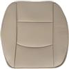 Yosoo Coprisedile di ricambio per sedile auto, in similpelle, copertura di protezione per sedile anteriore, per SUV, berlina a 4 porte, per sedili auto, anteriori e posteriori per Asien, beige, default