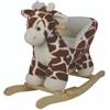 MIBB Rocky Poltroncina Dondolo in Legno Peluche Giraffa GORDON