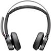 HP Poly Voyager Focus 2 Microsoft Teams Certified USB-C-C Headset +USB-C/A Adapter +Charging Stand