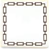 GINORI 1735 SVUOTATASCHE 30X30 CM, CATENE IMPERO EBANO