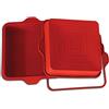 silikomart | SFT306 Stampo in Silicone per Torta QUADRATO, Antiaderente, Confezione da 1 Stampo per Dolci con Safe Ring, 228 x 228 mm, h 50 mm, Volume 2,3 l, Made in Italy