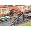 FALLER Ponte Pedonale Coperta H0 120109, Regalo perfetto per gli amici fan, Ideale per la porta di casa, Miniatura Giocattolo in Plastica, 1:24, Bambini