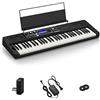 Casio Casiotone CT-S500 Tastiera top di gamma con tasti sensibili al tocco, 800 suoni, 243 ritmi di accompagnamento, controller in tempo reale e connettività Bluetooth Audio&MIDI, nera