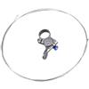 Alomejor 1PC Bicicletta Leva Comando remoto con Cavo Interno in Lega di Alluminio Molla Forcella Comando remoto per Mountain