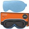 Trilancer Mascherina Occhi per Dormire, Maschera per Dormire (Blu)