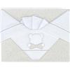 Andy & Helen Set Lenzuola Andy & Helen per Maxi Culla Ricamato D67 3 pz Beige