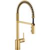 Moen 5923BG Align One Handle Pre-Rinse Spring Pulldown Rubinetto da cucina con Power Boost, oro spazzolato