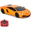 CMJ RC Cars Lamborghini Aventador LP700-4 Auto telecomandata con licenza ufficiale in scala 1:24 con luci di lavoro 2.4Ghz