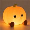 BTOIURF Luce notturna per bambini con timer, lampada per bambini con controllo touch, in silicone, ricaricabile, a forma di zucca, lampada da comodino per bambini, regalo per bambini, donne