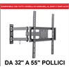 Superior Staffa Supporto a braccio per TV Muro Parete da 32 40 43 48 49 50 55 pollici