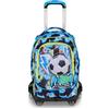 SEVEN Zaino Scuola Trolley SJ Gang Glowgame Jack 8 Ruote 34 Litri