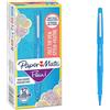 Paper Mate Flair Pennarelli | Punta Media in Feltro (0.7mm) | Turchese | Scatola da 12