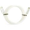 CELLY Cavo MAGNETICO USBC A Lightning Bianco
