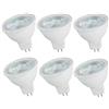 OUGEER - 6 lampadine LED MR16 da 6 W AC 220-240 V LED GU5.3, equivalenti a 60 W MR16, luce bianca calda, 3000 K MR16, faretti LED GU5,3, 600 lumen, non dimmerabili