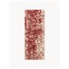 Westwing Collection Passatoia in lana tessuta a mano con motivo astratto Cynthia - Rosso
