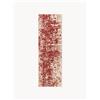 Westwing Collection Passatoia in lana tessuta a mano con motivo astratto Cynthia - Rosso