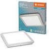 LEDVANCE ORBIS Disc da parete/soffitto con LED, cromo, 22W, 1800lm, 3000/4000K, 30x30cm, protezione IP44 per bagni, viti di montaggio e tasselli inclusi