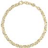 Gioielleria Lucchese Oro Bracciale Uomo Oro Bianco Giallo GL102459