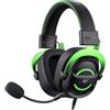 HAVIT Cuffie Havit H2002E da gioco cablato con microfono Nero/Verde [H2002E]