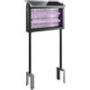Outsunny Lampada Antizanzare da Esterno a Energia Solare con Rete di Protezione, 45x18x90 cm, Nero | Aosom Italy