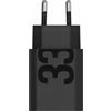 MOTOROLA CARICABATTERIE ORIGINALE DA CASA USB MC-332 TURBO POWER 33W BLACK BULK PER SMARTPHONE