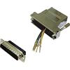 BKL Electronic 10121135 - Adattatore D-SUB, 25 poli, presa RJ45, 1 pezzo singolo