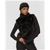 Sportalm Gilet Di Pelliccia Nero Da Donna Sportalm