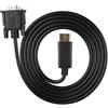 Sonew Adattatore DisplayPort a VGA, 1,8 m, 1080p, HD, mini Dp a VGA, convertitore per PC portatile