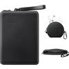 MoKo 6-7 pollici Custodia in silicone per Kindles e E-Reader, borsa multiuso con custodia per accessori adatta a Paperwhite/Colorsoft da 7" Paperwhite da 6,8", Kindle 6, Nook, iPad Mini 6, Nero