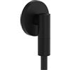 hansgrohe FixFit Fine S - Uscita doccia a muro, Raccordo tubo doccia con valvola antiriflusso, Connettore tubo doccia, nero opaco, 28882670