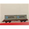 RIVAROSSI HR 6612M carro pianale Rgmms con 2 container 20" MAERSK ep. VI