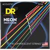 DR Strings DR String MCA-12 Multi-Color Set di corde per chitarra acustica