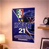 Poster HD formato A3 30X40cm Celebrativo Scudetto Inter Campione d'Italia 2026