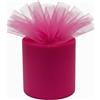 ARPIMEX Rotolo Tulle Fucsia H 12,5 cm 100 mt
