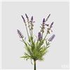 EDG Enzo De Gasperi Pianta Artificiale Lavanda Cespuglio con Foglie H 36 Cm - Lavanda Decorativa Realistica Design Naturale