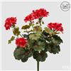 EDG Enzo De Gasperi Bouganvillea Cespuglio x5 con Foglie Anti-UV Pianta Artificiale H 40 Cm Rosso