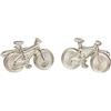 Onyx Art Gemelli classici a forma di bicicletta.