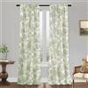 XTMYI Tende per soggiorno, set di 2 pannelli, colore verde salvia, design scenico primaverile e country, stampa floreale, oscuranti, filtranti la luce, tende per finestre per camera da letto e sala da