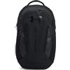 Under Armour Hustle 6.0 Backpack Zaino, (003) Nero/Nero/Nero, One Size Unisex-Adulto