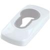 Générique - Rosone per cilindro in alluminio - Finitura: Bianco RAL 9010 -