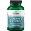SWANSON L-Arginina e L-Ornitina 100 Pc