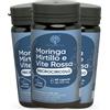 RedMoringa MICROCIRCOLO Mirtillo, Vite Rossa e Moringa 180 Capsule 3 p