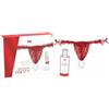 Mutandina brasiliana rossa + Gel scivolante alla fragola 1 St